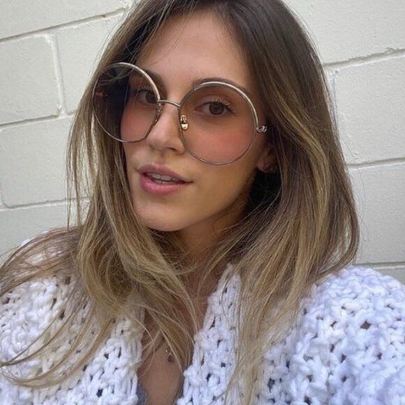 Dior EVERDIOR R1U D0F1 Round Sunglasses – Gold - Picture 3 of 9